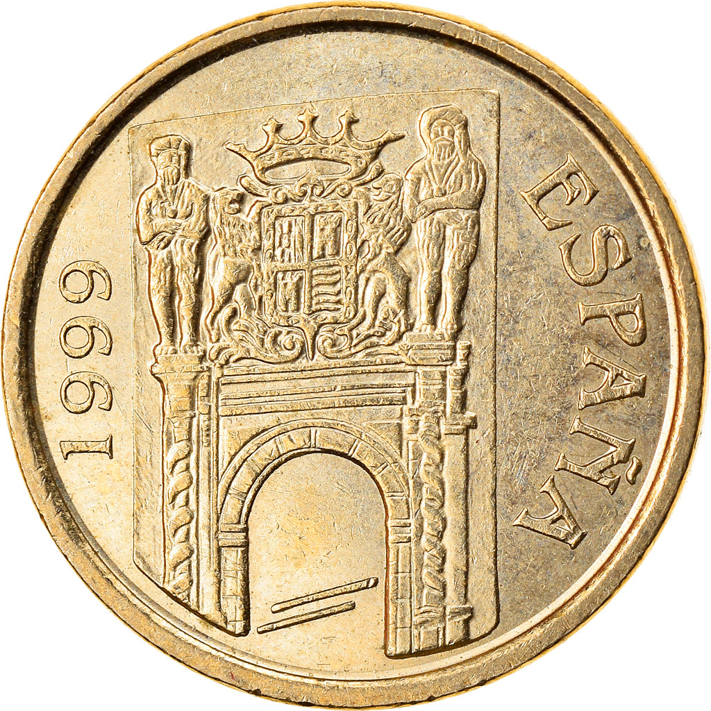 Moneta, Spagna, Juan Carlos I, 5 Pesetas, 1999, Madrid, SPL-, Alluminio-bronzo