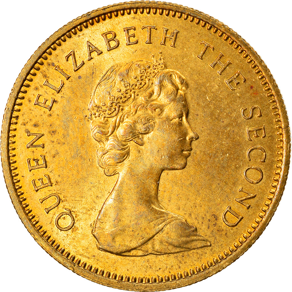 Moneta, Hong Kong, Elizabeth II, 50 Cents, 1979, BB+, Nichel-ottone, KM:41
