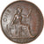 Moneta, Wielka Brytania, George VI, Penny, 1946, AU(50-53), Bronze, KM:845