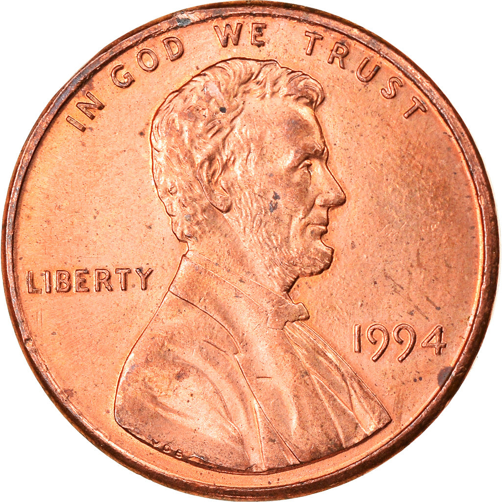 Münze, Vereinigte Staaten, Lincoln Cent, 1994, U.S. Mint, VZ, Copper
