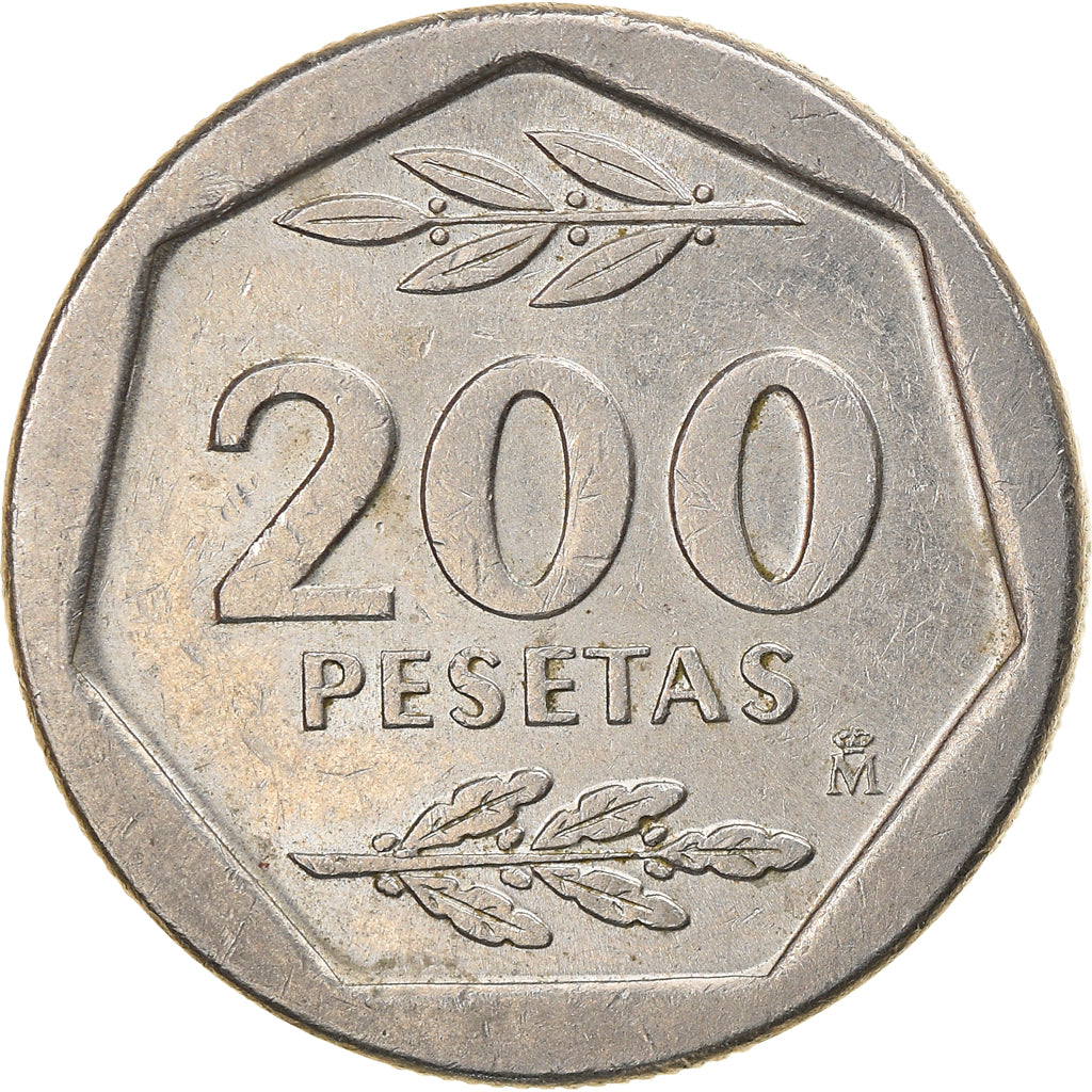 Münze, Spanien, Juan Carlos I, 200 Pesetas, 1987, Madrid, SS, Copper-nickel
