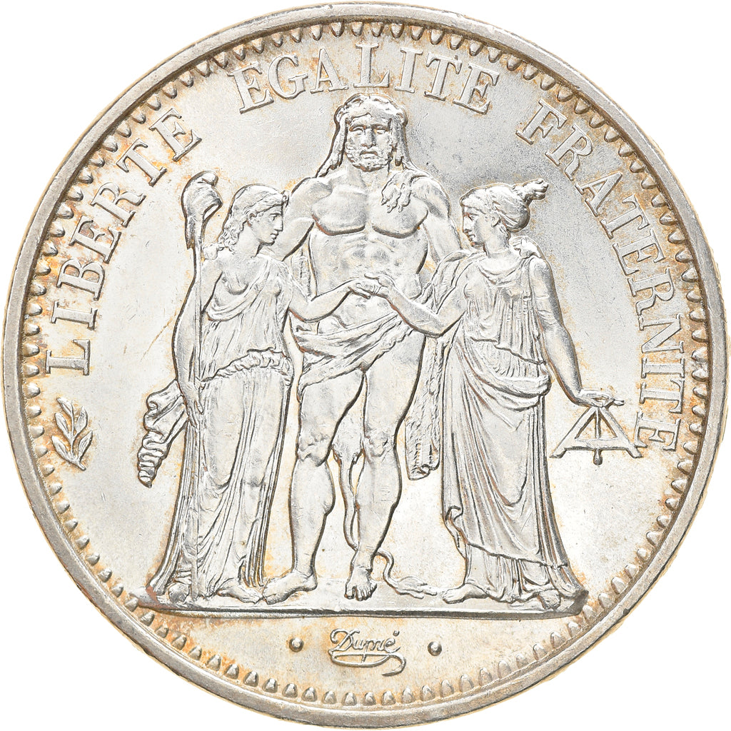 Moeda, França, Hercule, 10 Francs, 1965, Paris, AU(55-58), Prata, KM:932