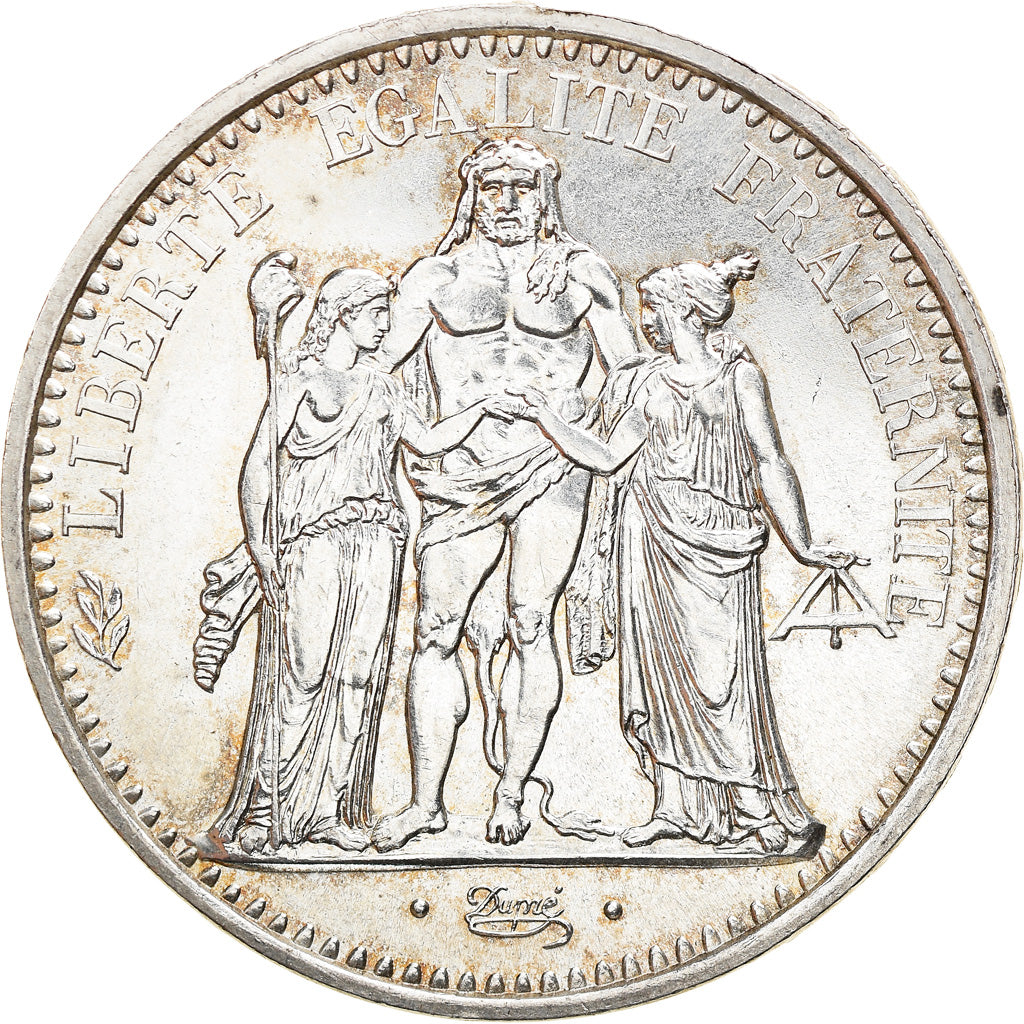 Münze, Frankreich, Hercule, 10 Francs, 1968, Paris, VZ, Silber, KM:932