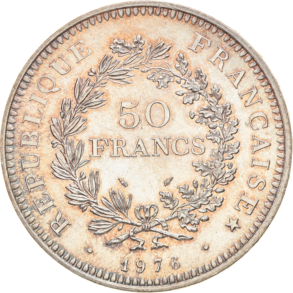 Monnaie, France, Hercule, 50 Francs, 1976, Paris, SUP, Argent, Gadoury:882