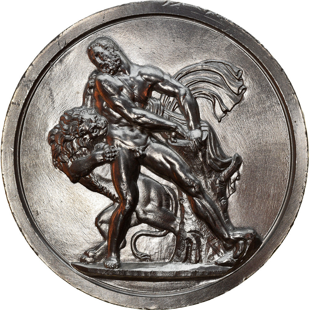 France, Médaille, Gravure, Grand Prix de Rome, Milon de Crotone, Arts &