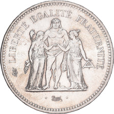 Coin, France, Hercule, 50 Francs, 1977, Paris, AU(55-58), Silver, KM:941.1
