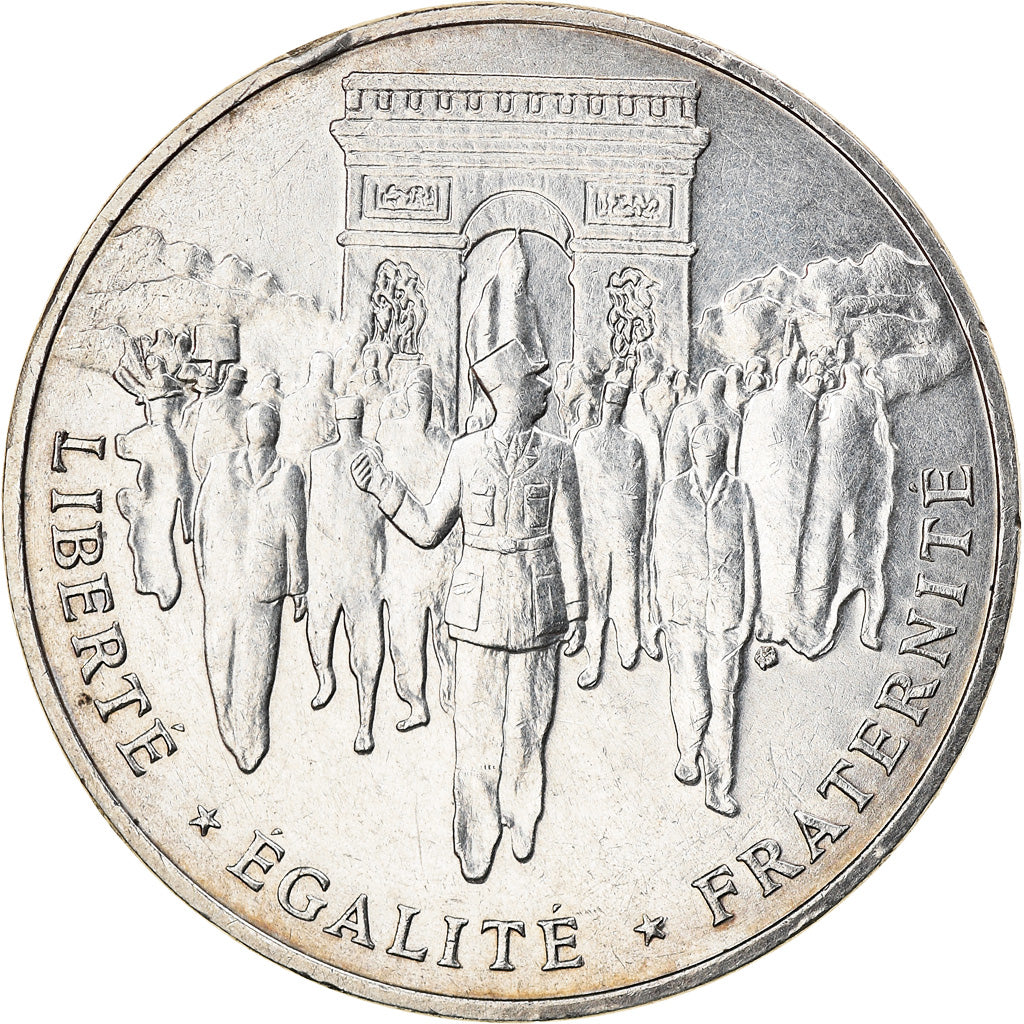 Moneda, Francia, Libération de Paris, 100 Francs, 1994, EBC, Plata, KM:1045.1