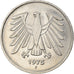 Coin, GERMANY - FEDERAL REPUBLIC, 5 Mark, 1975, Stuttgart, AU(50-53)