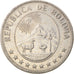 Moneta, Bolivia, Peso Boliviano, 1978, BB, Acciaio ricoperto in nichel, KM:192