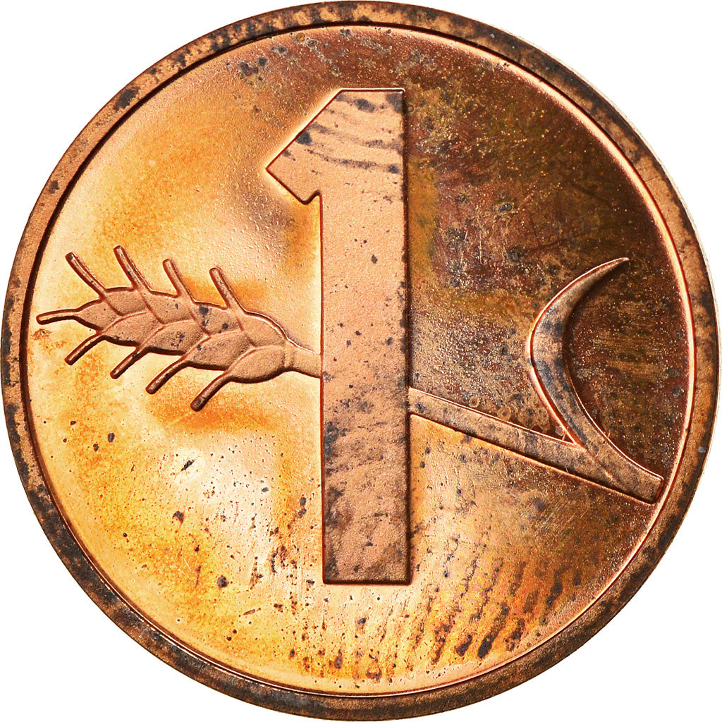 Coin, Switzerland, Rappen, 1978, MS(63), Bronze, KM:46