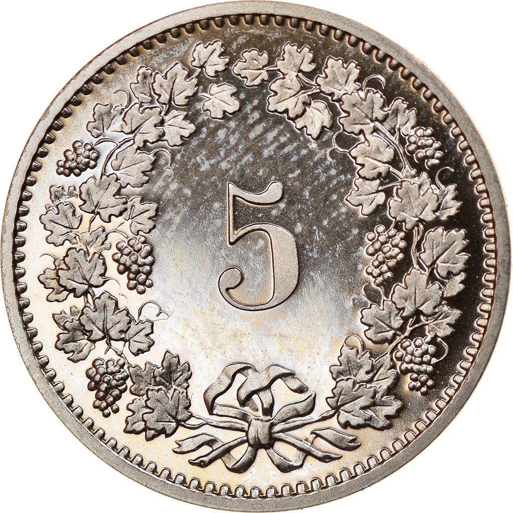 Coin, Switzerland, 5 Rappen, 1978, MS(63), Copper-nickel, KM:26
