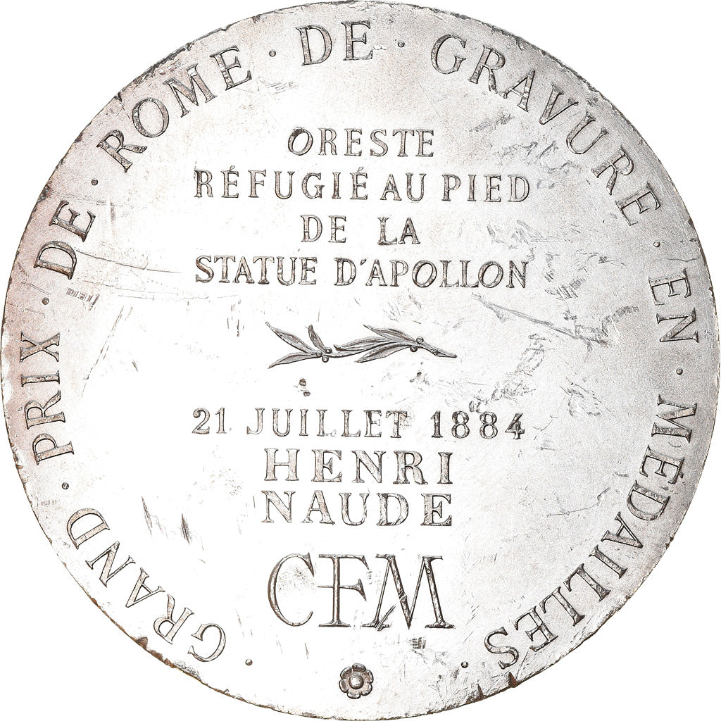 Frankreich, Medaille, Gravure, Grand Prix de Rome, Oreste, Arts & Culture, 1971