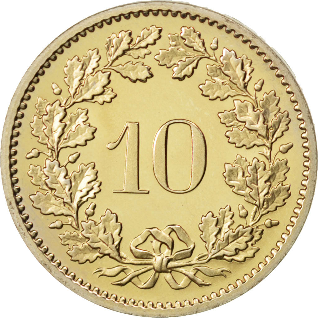 Coin, Switzerland, 10 Rappen, 1978, MS(63), Copper-nickel, KM:27