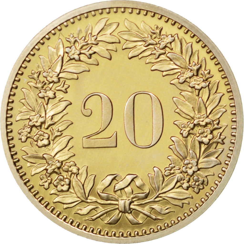 Coin, Switzerland, 20 Rappen, 1978, MS(63), Copper-nickel, KM:29a