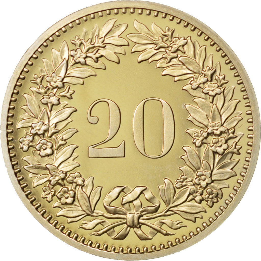 Coin, Switzerland, 20 Rappen, 1978, MS(63), Copper-nickel, KM:29a