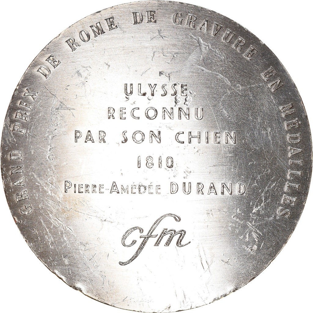 Francia, medaglia, Gravure, Grand Prix de Rome, Ulysse, Arts & Culture, 1977