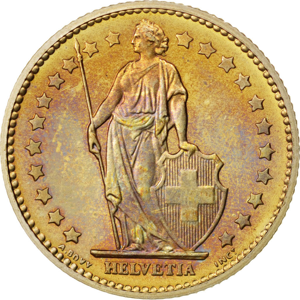 Coin, Switzerland, Franc, 1978, MS(63), Copper-nickel, KM:24a.1