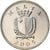 Coin, Malta, 10 Cents, 2005, AU(55-58), Copper-nickel, KM:96