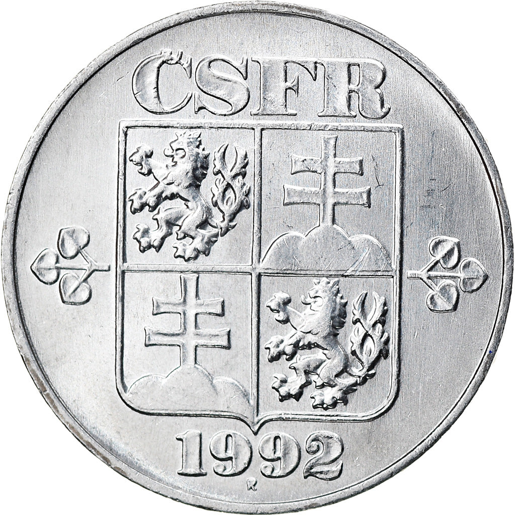 Monnaie, Tchécoslovaquie, 10 Haleru, 1992, SUP, Aluminium, KM:146