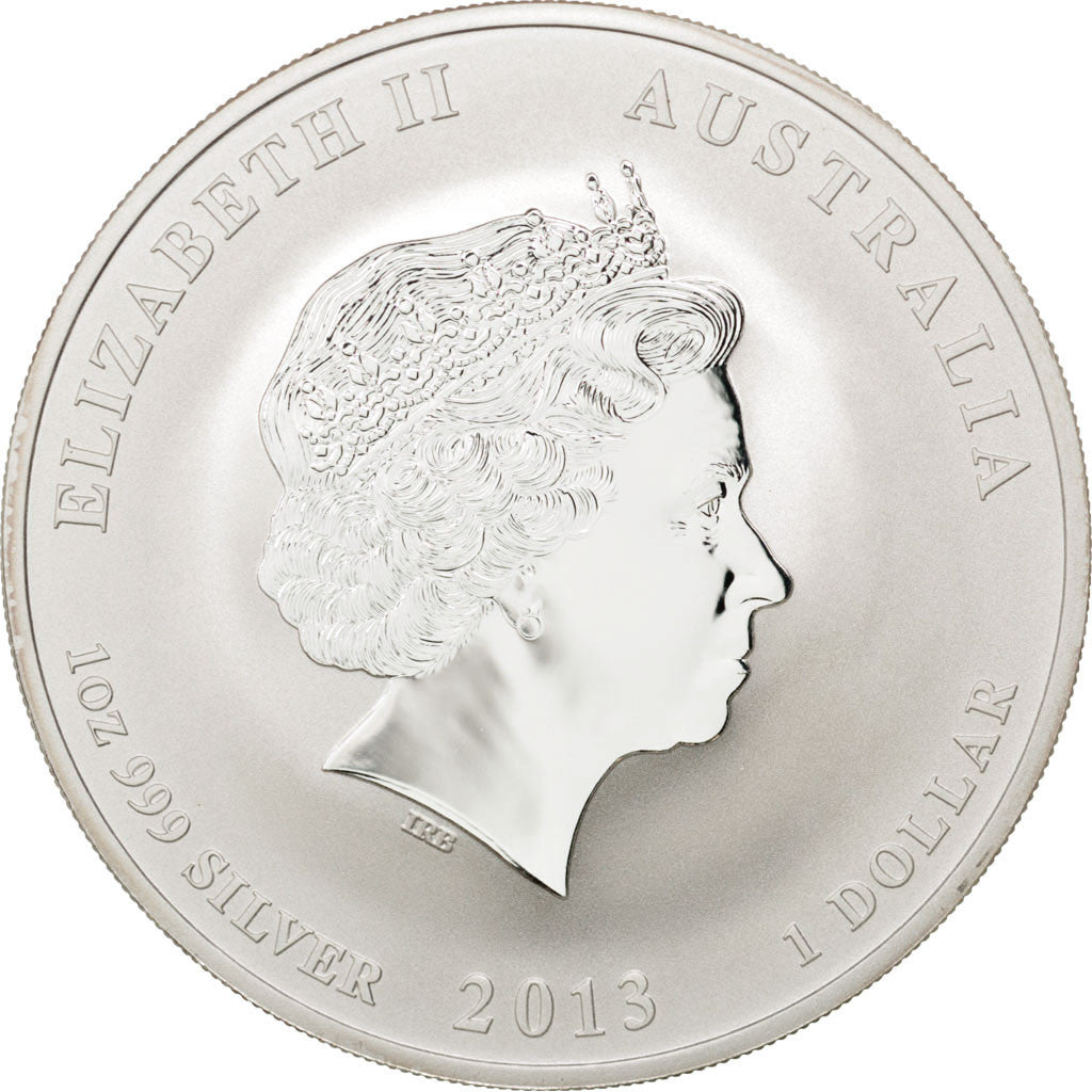 Coin, Australia, Elizabeth II, Dollar, 2013, MS(65-70), Silver, KM:1831