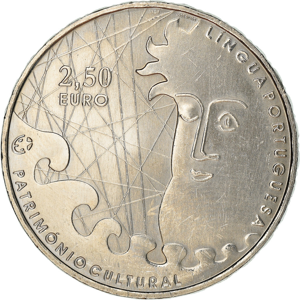 Portugal, 2-1/2 Euro, 2009, VZ, Copper-nickel, KM:791