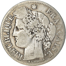 Münze, Frankreich, Cérès, 2 Francs, 1871, Paris, S, Silber, KM:817.1