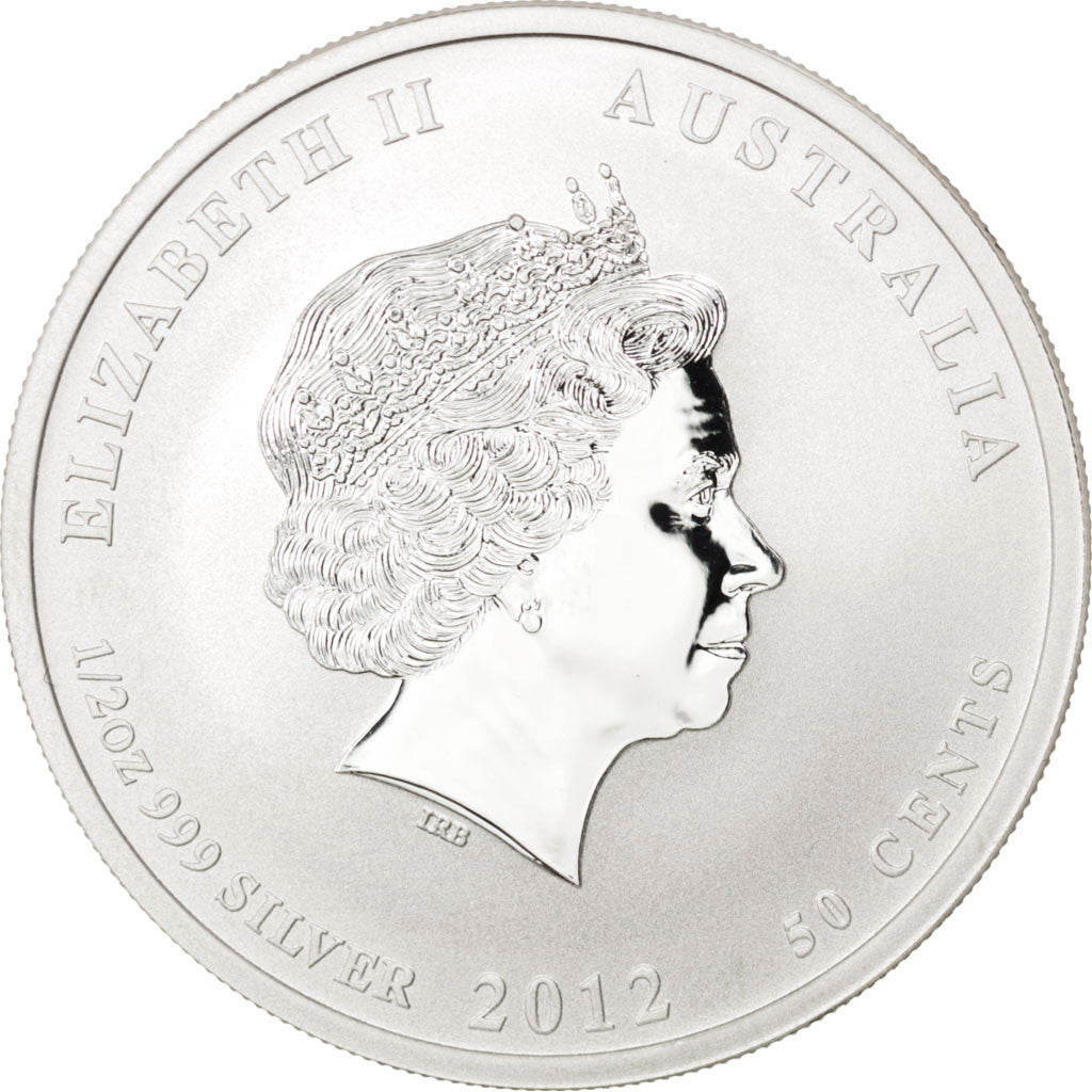 Monnaie, Australie, Elizabeth II, 50 Cents, 2012, FDC, Argent, KM:1663