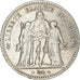 Moneta, Francja, Hercule, 5 Francs, 1848, Paris, VF(30-35), Srebro, KM:756.1