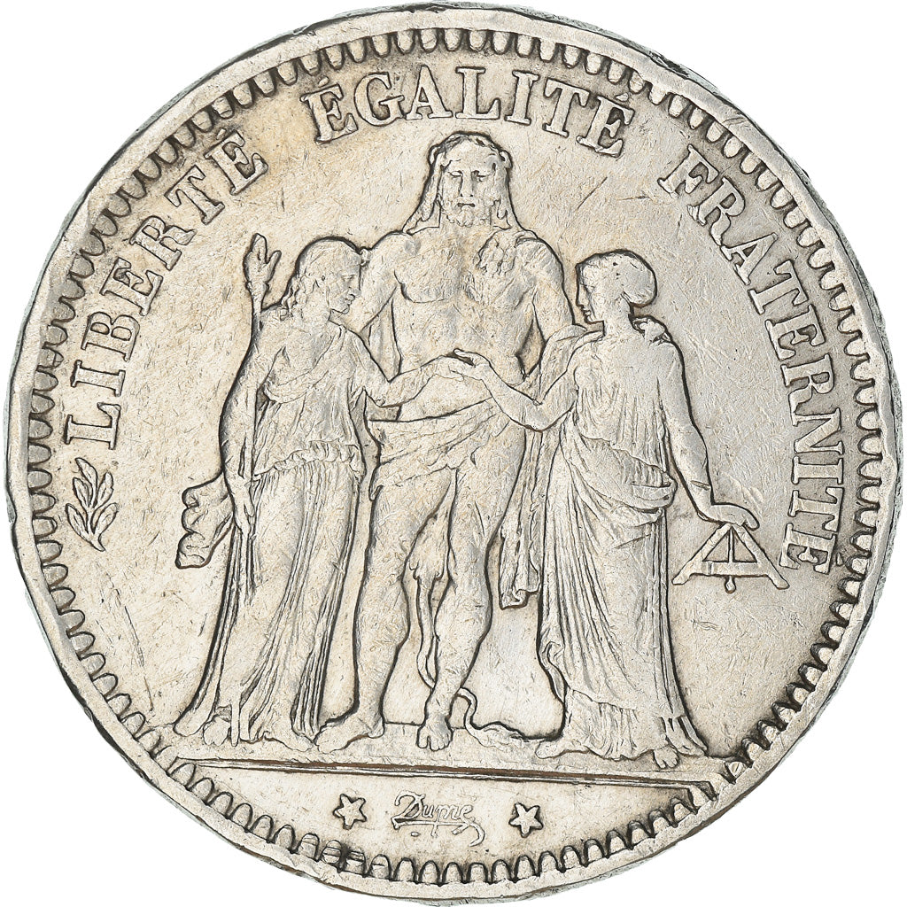 Monnaie, France, Hercule, 5 Francs, 1871, Paris, TB+, Argent, Gadoury:744