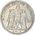 Moneda, Francia, Hercule, 5 Francs, 1871, Paris, BC+, Plata, KM:823, Gadoury:744