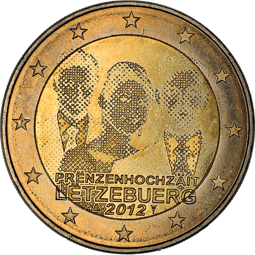 Lussemburgo, 2 Euro, royal wedding, 2012, SPL, Bi-metallico, KM:120