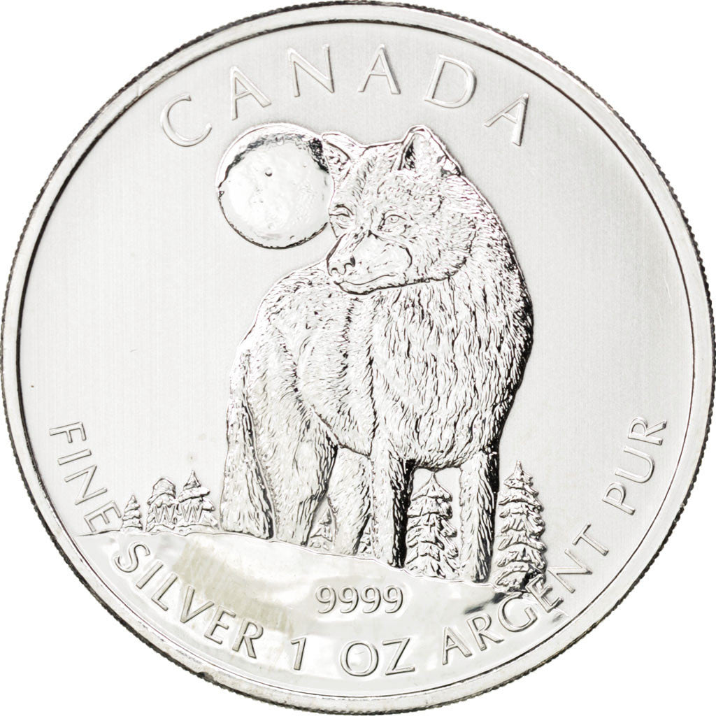 Coin, Canada, Elizabeth II, 5 Dollars, 2011, MS(65-70), Silver, KM:1052