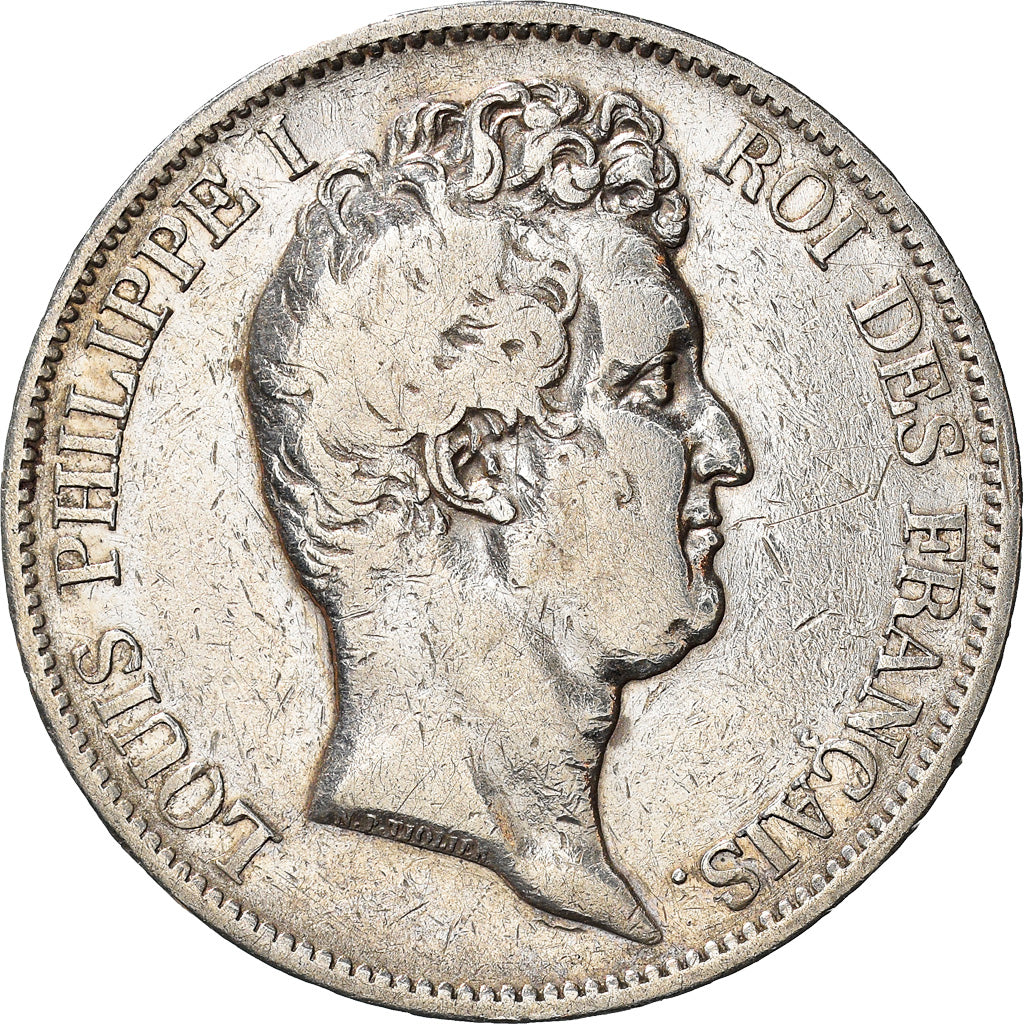 Coin, France, Louis-Philippe, 5 Francs, 1830, Paris, VF(20-25), Silver