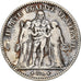 Monnaie, France, Hercule, 5 Francs, 1875, Bordeaux, TB, Argent, Gadoury:745a
