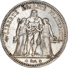 Coin, France, Hercule, 5 Francs, 1873, Paris, AU(50-53), Silver, KM:820.1