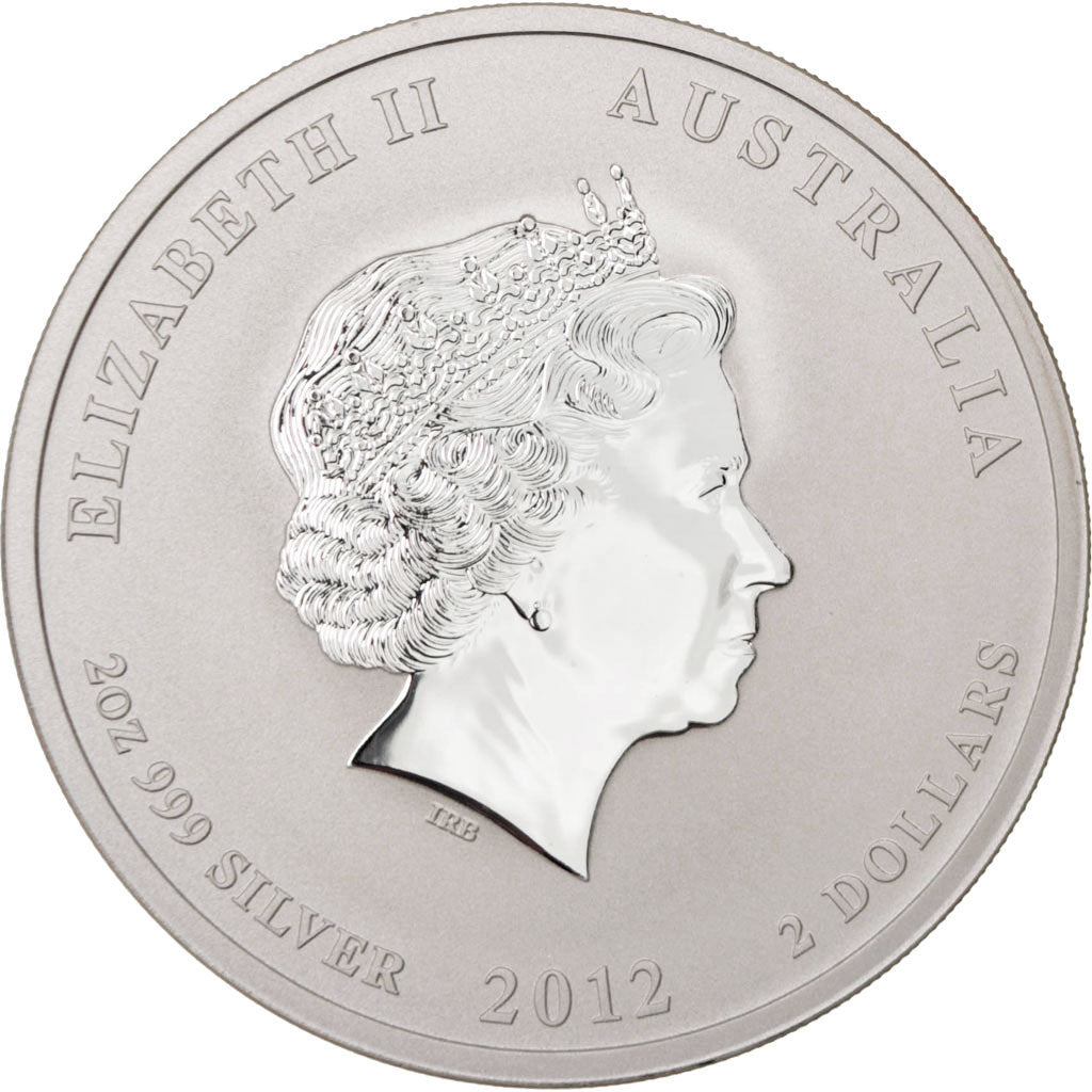Moneta, Australia, Elizabeth II, 2 Dollars, 2012, FDC, Argento, KM:1665