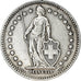 Coin, Switzerland, 2 Francs, 1944, Bern, EF(40-45), Silver, KM:21