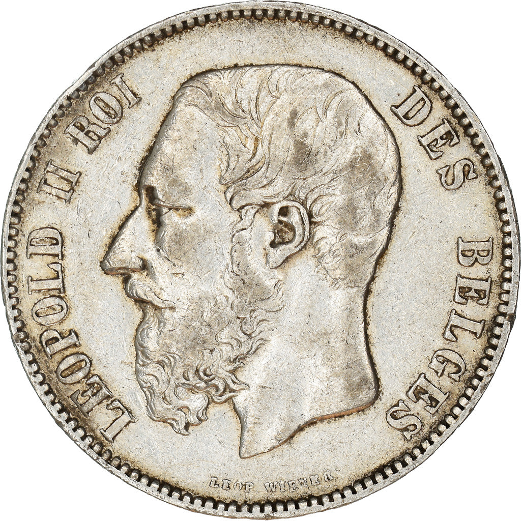 Monnaie, Belgique, Leopold II, 5 Francs, 5 Frank, 1873, TTB, Argent, KM:24