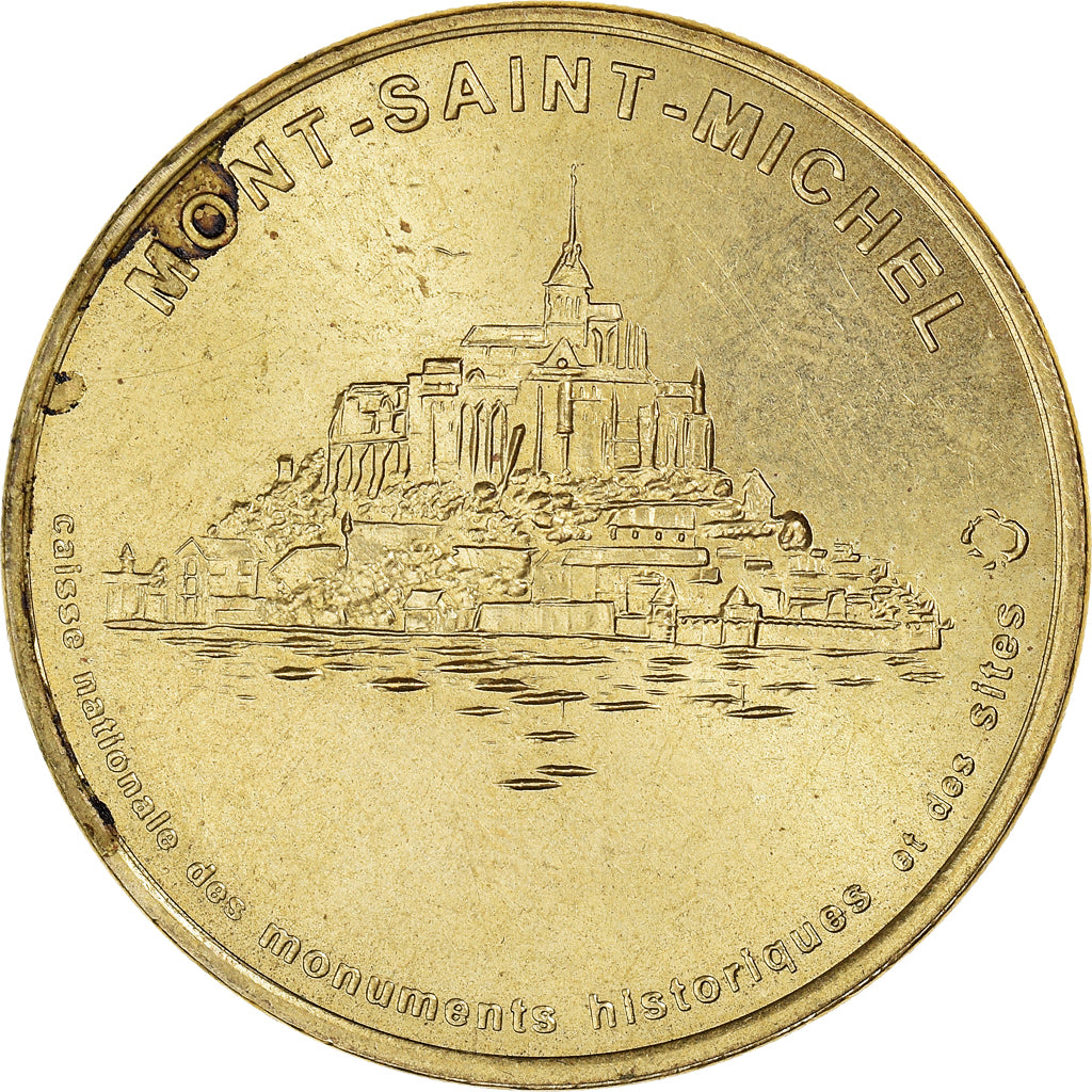 France, Token, Touristic token, le Mont-Saint-Michel - Vue générale n°1