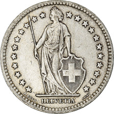 Coin, Switzerland, 2 Francs, 1944, Bern, EF(40-45), Silver, KM:21