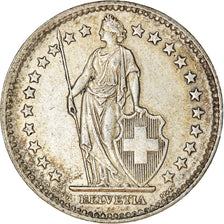 Coin, Switzerland, 2 Francs, 1944, Bern, AU(50-53), Silver, KM:21