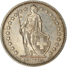 Coin, Switzerland, 2 Francs, 1968, Bern, AU(55-58), Copper-nickel, KM:21a.1