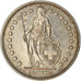 Coin, Switzerland, 2 Francs, 1968, Bern, AU(55-58), Copper-nickel, KM:21a.1