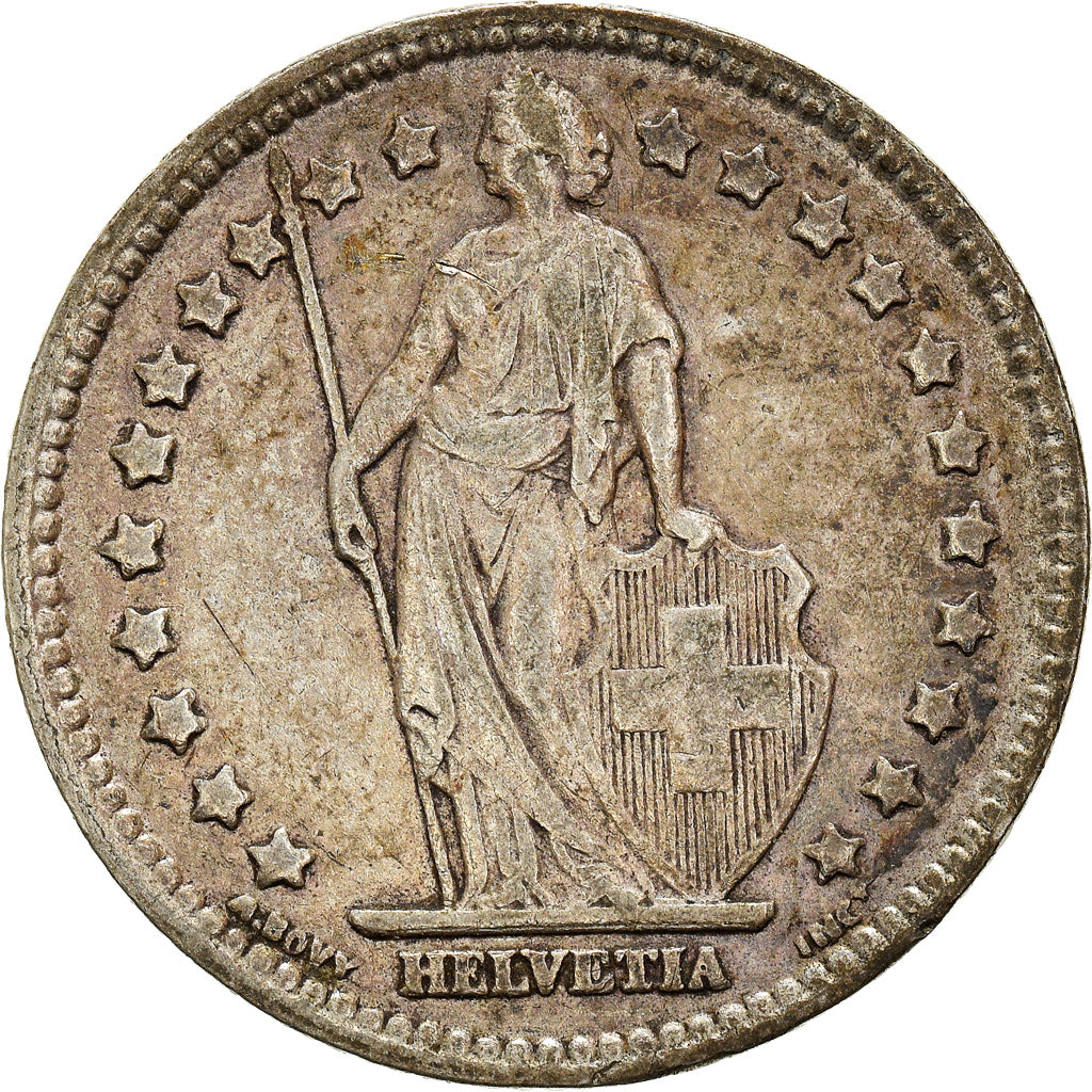 Coin, Switzerland, Franc, 1920, Bern, EF(40-45), Silver, KM:24