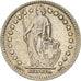 Coin, Switzerland, Franc, 1943, Bern, EF(40-45), Silver, KM:24