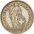 Coin, Switzerland, Franc, 1957, Bern, EF(40-45), Silver, KM:24