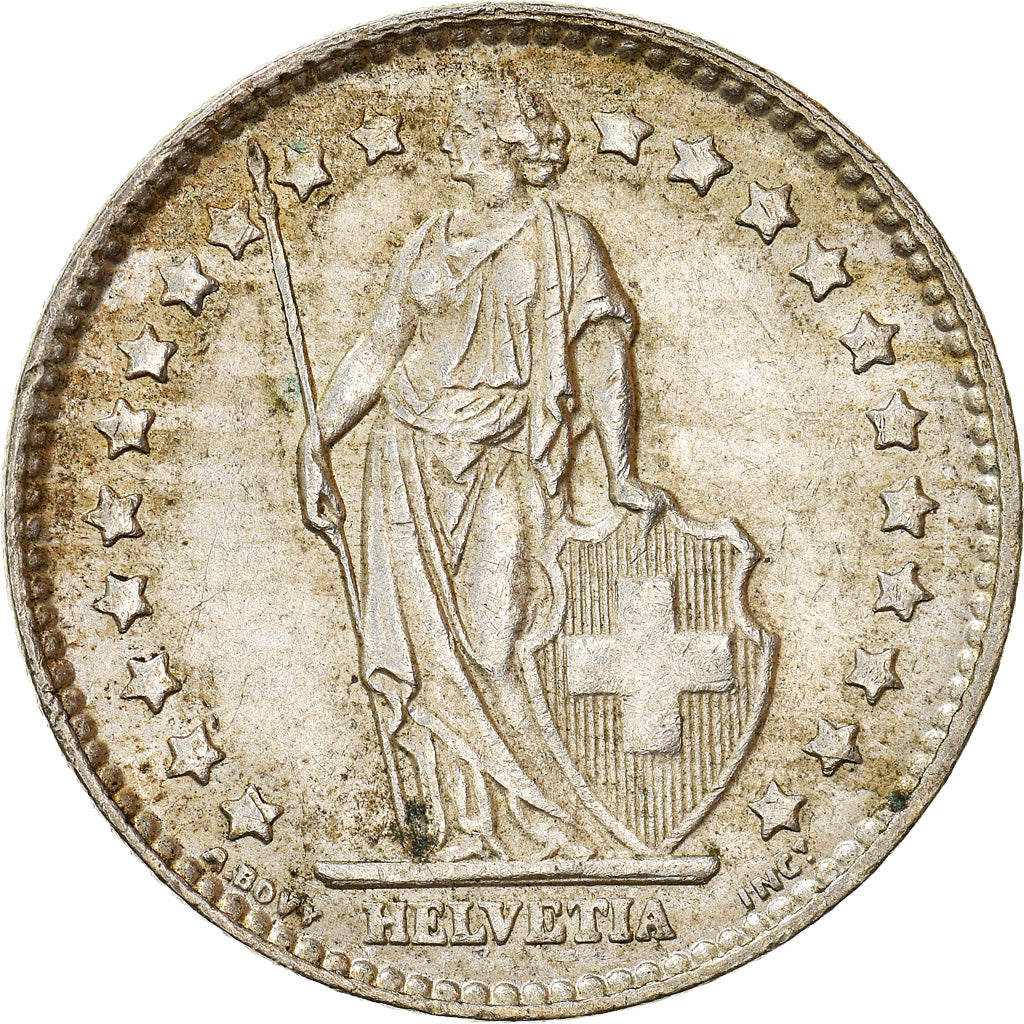 Coin, Switzerland, Franc, 1964, Bern, AU(50-53), Silver, KM:24