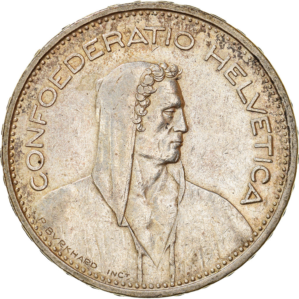 Moneta, Svizzera, 5 Francs, 1932, Bern, BB+, Argento, KM:40