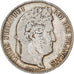 Moneda, Francia, Louis-Philippe, 5 Francs, 1841, Bordeaux, BC+, Plata, KM:749.7