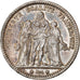 Moneda, Francia, Hercule, 5 Francs, 1870, Paris, MBC, Plata, KM:820.1